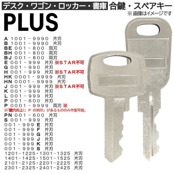 PLUSの合鍵作成（非純正）